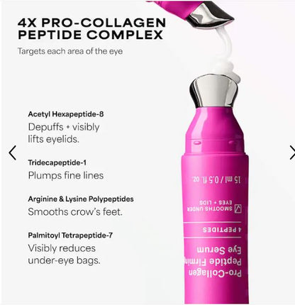 Advanced Pro-Collagen Peptide Eye Serum for Visible Firming & De-Puffing