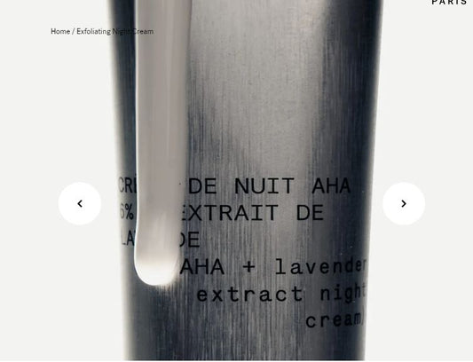 L66 — Exfoliating Night Cream 6% AHA + Lavender Extract