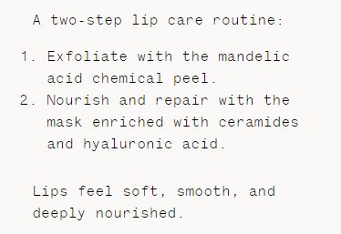 Lip Care Set Peeling + Repairing Mask