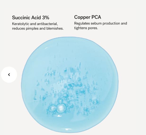 L39 — Day Serum for Blemishes 3% Succinic Acid + Copper PCA