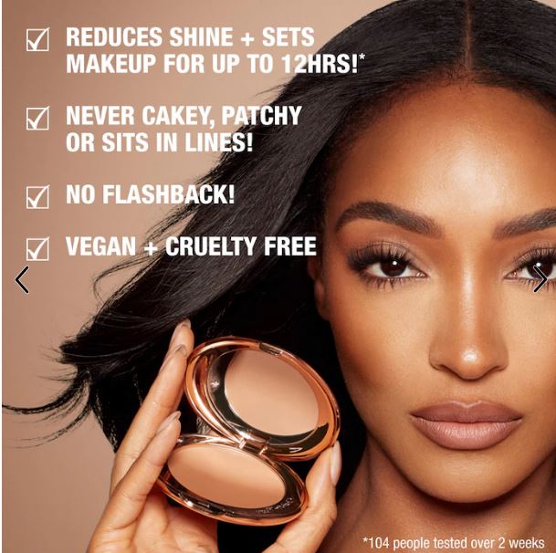 Charlotte Tilbury Airbrush Flawless Finish Refillable Powder – Blurs, Sets & Perfects