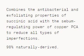 L39 — Day Serum for Blemishes 3% Succinic Acid + Copper PCA
