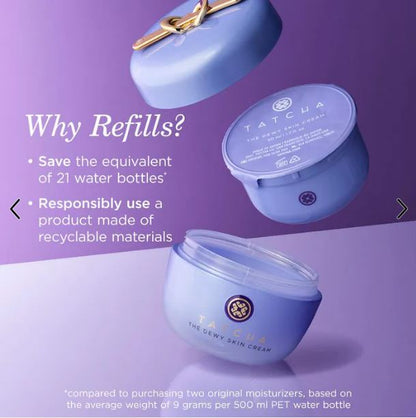 Dewy Skin Cream Plumping Hydrating Refillable Moisturizer