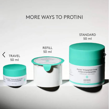 Drunk Elephant Protini™ Moisturizer – Firming Peptide Cream with Refillable Design”