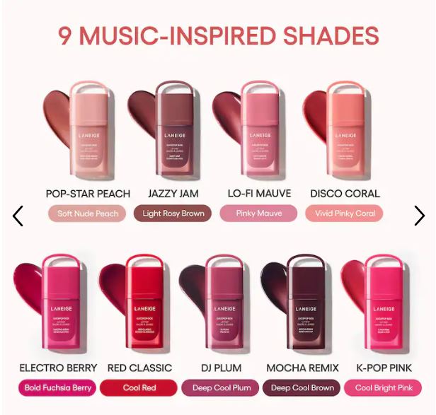 JuicePop Moisturizing Oil Lip Tint – emphasizes moisture and shine.