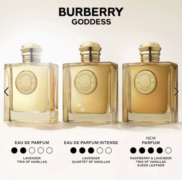 Burberry Goddess Eau de Parfum – A Luminous Blend of Vanilla & Lavender