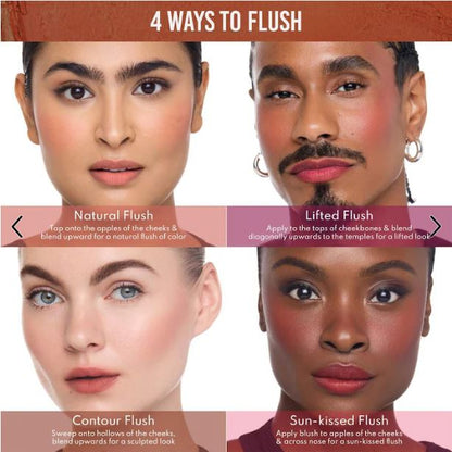 Yummy Skin Blurring Balm Powder Flushed - Matte Color for Cheek & Lip