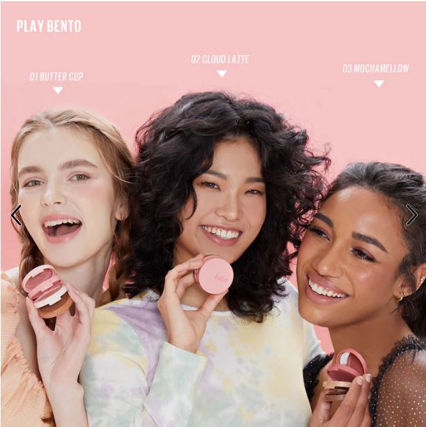 Face Bento 3-in-1 Sculpting Trio with Cream Bronzer, Powder Blush & Highlighter