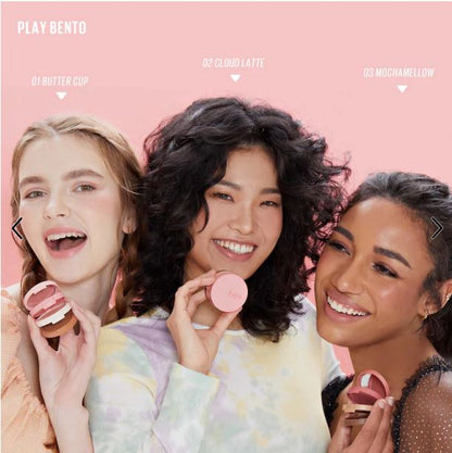 Face Bento 3-in-1 Sculpting Trio with Cream Bronzer, Powder Blush & Highlighter
