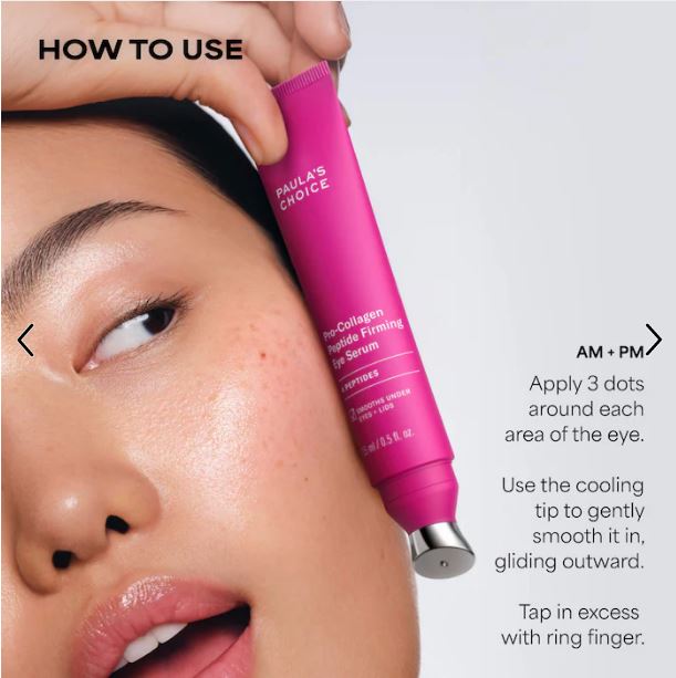 Advanced Pro-Collagen Peptide Eye Serum for Visible Firming & De-Puffing