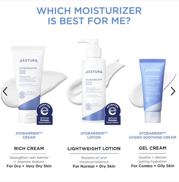 AESTURA ATOBARRIER365 Cream – Deep Hydration Moisturizer with Ceramides & Niacinamide for Barrier Repair