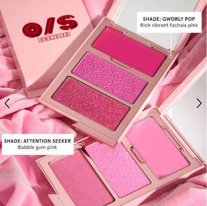 Cheek Clapper 3D Blush Trio Palette