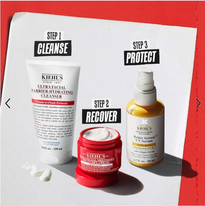 “Kiehl’s Ultra Facial Meltdown Recovery Medicated Cream – Soothing Hydration with Colloidal Oatmeal”