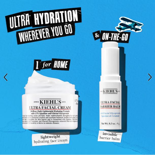 Kiehl’s Ultra Facial Refillable Moisturizing Cream with Squalane for 24-Hour Hydration
