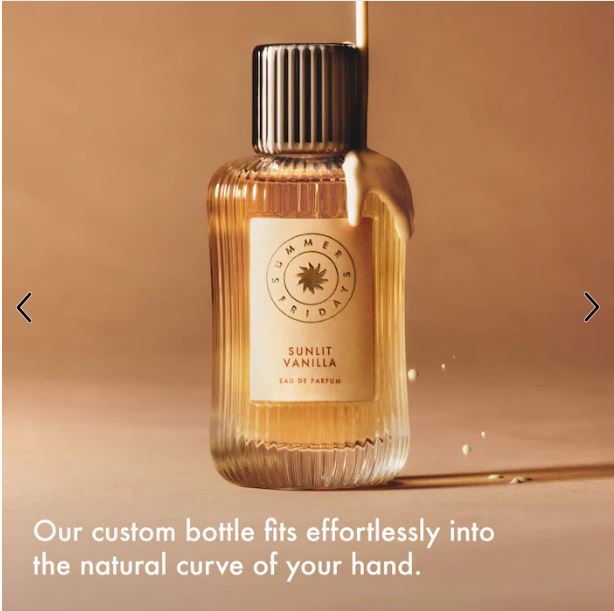 Summer Fridays Sunlit Vanilla – Caramel Vanilla Eau de Parfum Travel Spray
