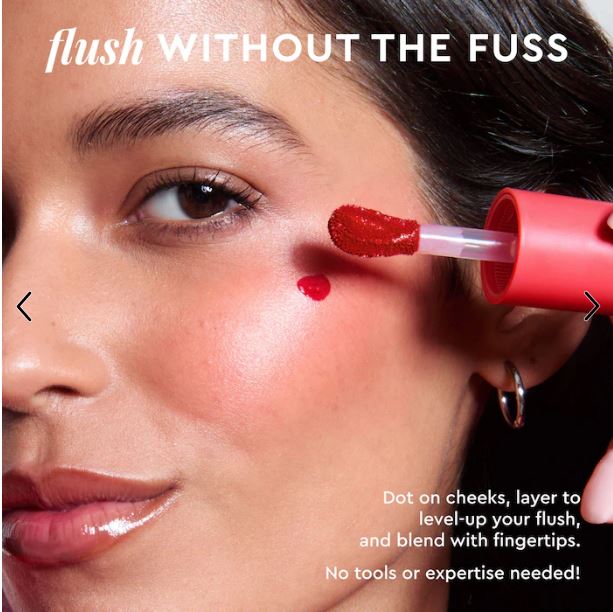 Glow Recipe Watermelon Glow Niacinamide Dewy Flush Brightening Serum Blush for Radiant, Hydrated Skin