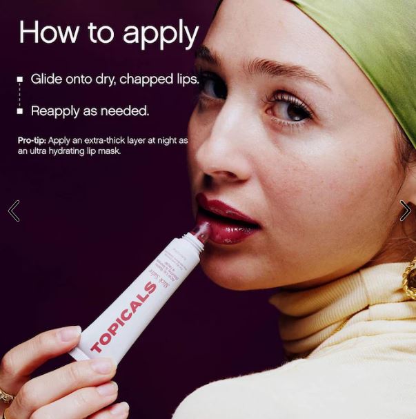 Slick Salve Glossy Lip Balm for Soothing + Hydration