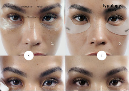 L74 — Smoothing Eye Contour Mask Set 1% Plant Collagen + Polyglutamic Acid