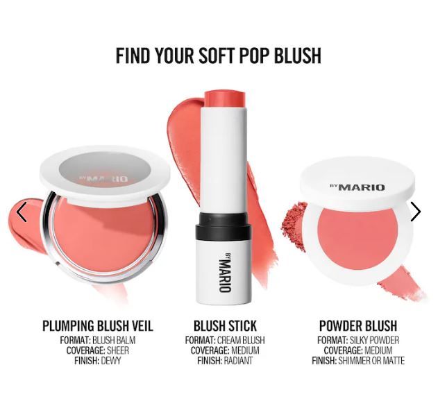 Soft Pop Plumping Cream Blush Veil – Luminous, Plumped Glow-Makeup by Mario