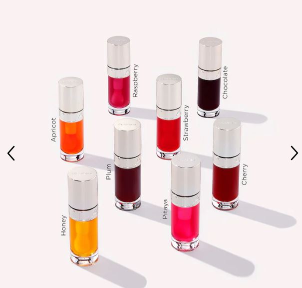 Clarins Nourishing Lip Comfort Oil – emphasizes care and softness