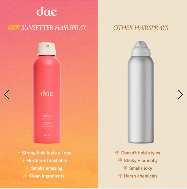 dae Sunsetter Flexible Strong Hold Hairspray