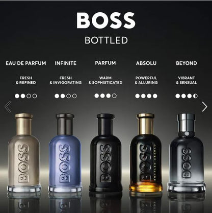 Hugo Boss BOSS Bottled Absolu Parfum Intense for Men – Leather & Cedarwood Scent