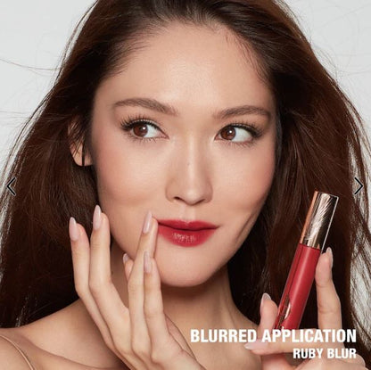 Airbrush Flawless Matte Lip Blur Liquid Lipstick – Long-Lasting, Soft-Focus Matte Lip Color- Pillow Talk Blur - pink nude