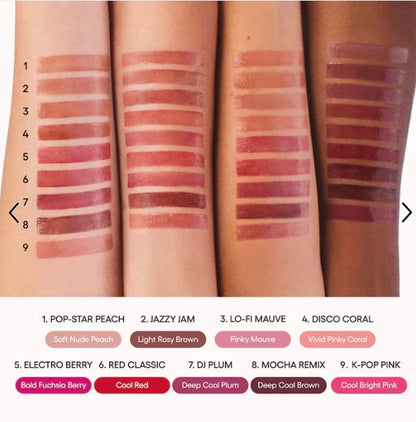 LANEIGE JuicePop Lip Tint – Nourishing, Lightweight Color & Shine-Color: K-Pop Pink - Cool Bright Pink