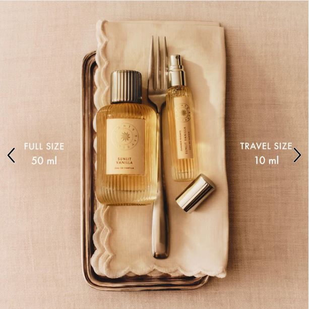 Summer Fridays Sunlit Vanilla – Caramel Vanilla Eau de Parfum Travel Spray