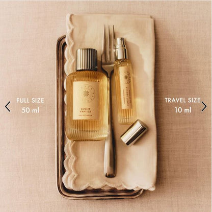 Summer Fridays Sunlit Vanilla – Caramel Vanilla Eau de Parfum Travel Spray