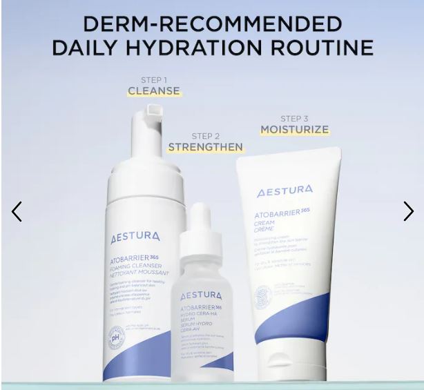 AESTURA ATOBARRIER365 Cream – Deep Hydration Moisturizer with Ceramides & Niacinamide for Barrier Repair