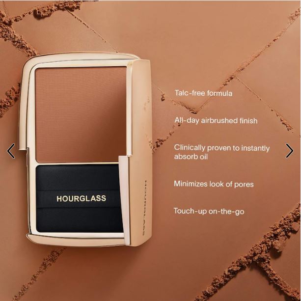 Hourglass Vanish Airbrush Pressed Powder – Blurring & Shine-Control Finish