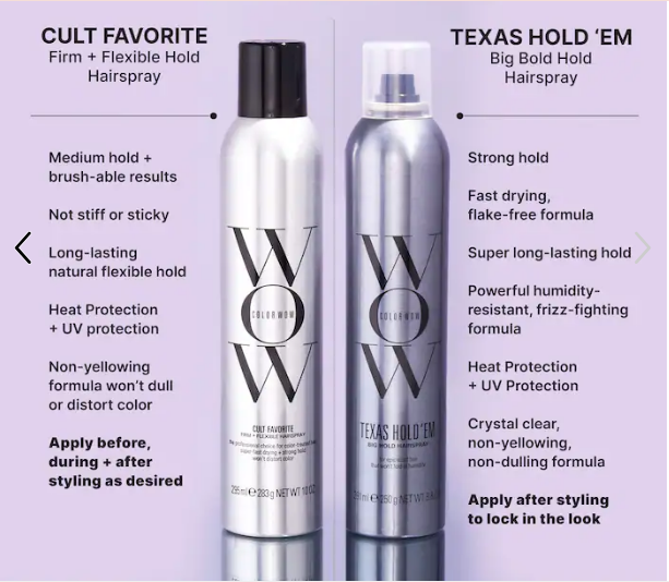 COLOR WOW Texas Hold ‘Em Big Hold Hairspray