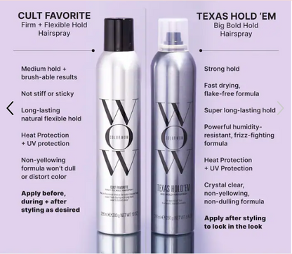 COLOR WOW Texas Hold ‘Em Big Hold Hairspray