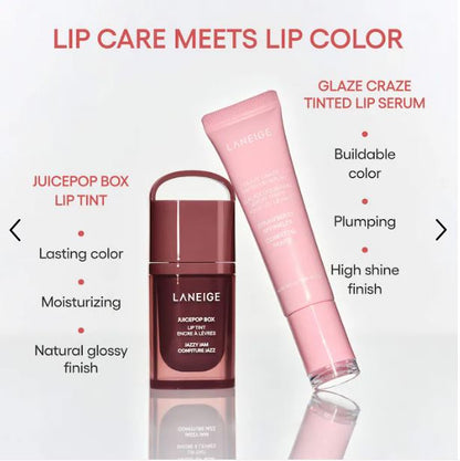 JuicePop Moisturizing Oil Lip Tint – emphasizes moisture and shine.