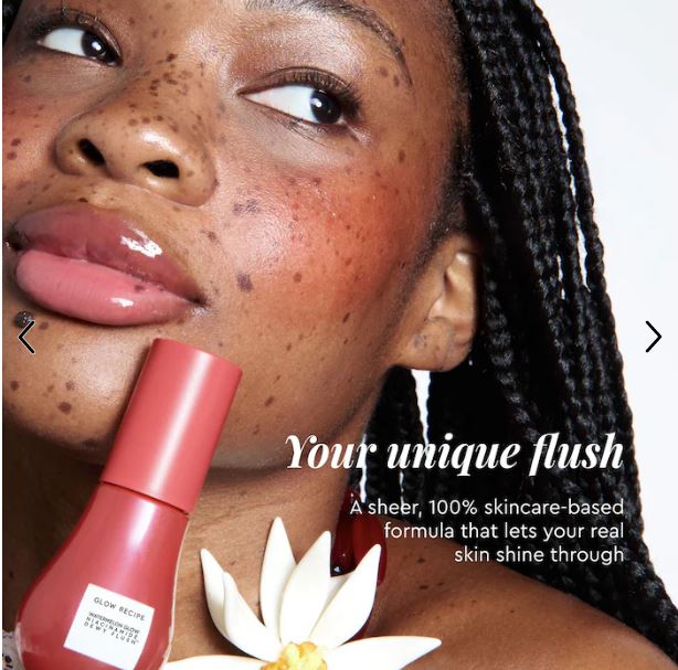 Glow Recipe Watermelon Glow Niacinamide Dewy Flush Brightening Serum Blush for Radiant, Hydrated Skin