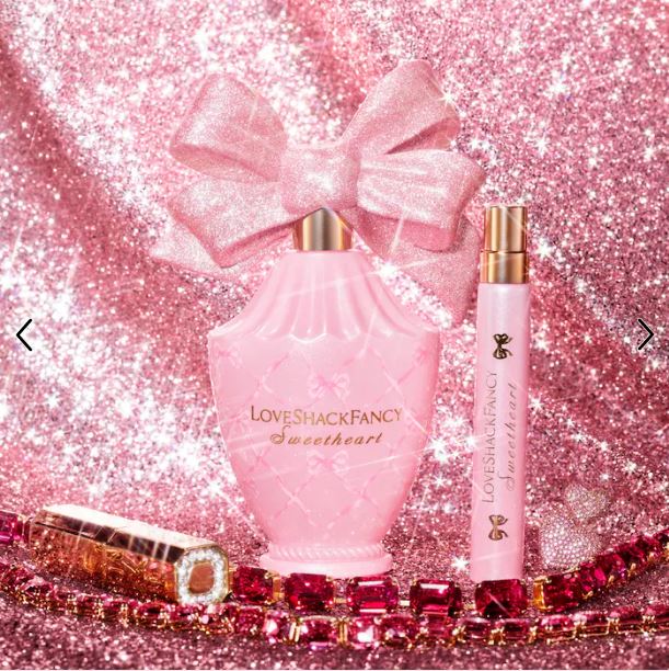 LoveShackFancy Sweetheart Eau de Parfum – Raspberry & Peach Perfume for Women