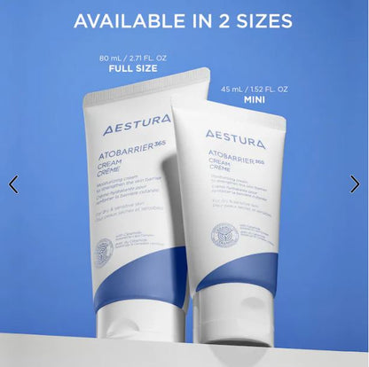 AESTURA ATOBARRIER365 Cream – Deep Hydration Moisturizer with Ceramides & Niacinamide for Barrier Repair