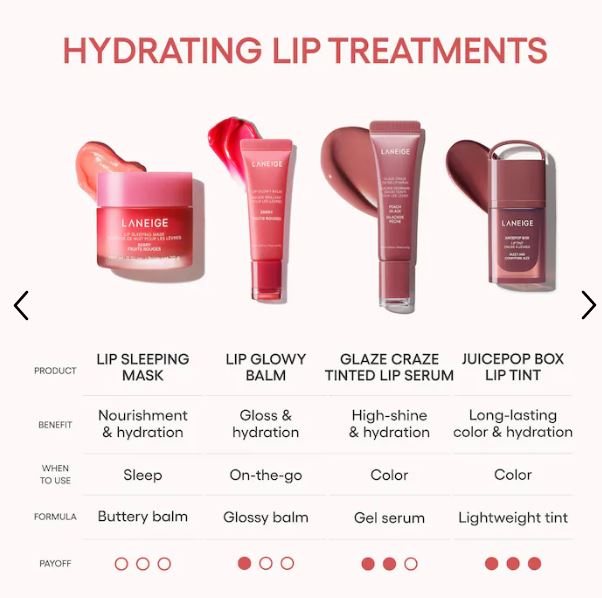 LANEIGE Glaze Craze Hydrating Tinted Lip Serum – emphasizes hydration-Color: Rose Jam - cool, muted pink