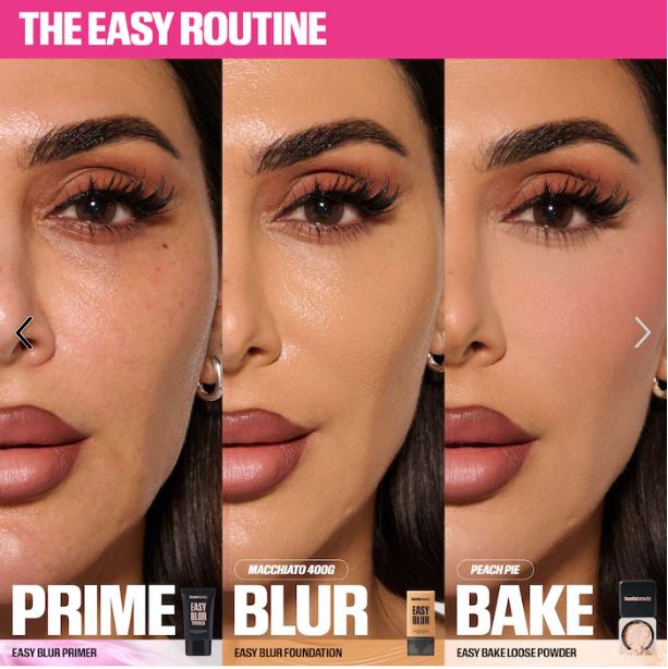 HUDA BEAUTY Mini Easy Bake Brightening & Setting Powder – more benefit-focused