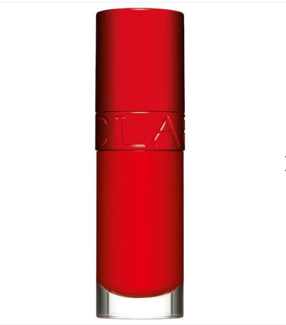 Clarins Nourishing Lip Comfort Oil – emphasizes care and softness