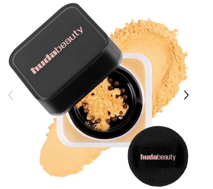 HUDA BEAUTY Mini Easy Bake Brightening & Setting Powder – more benefit-focused