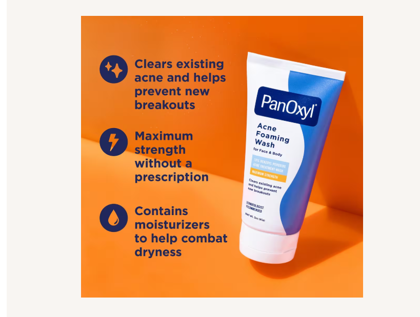 Acne Foaming Wash with 10% Benzoyl Peroxide