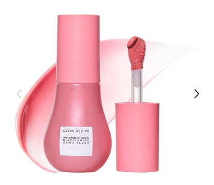 Glow Recipe Watermelon Glow Niacinamide Dewy Flush Brightening Serum Blush for Radiant, Hydrated Skin