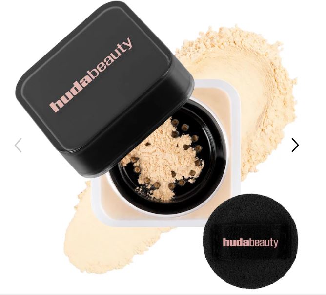 HUDA BEAUTY Mini Easy Bake Brightening & Setting Powder – more benefit-focused