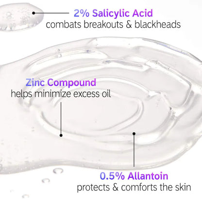 The INKEY List  Salicylic Acid Acne + Blackhead Cleanser