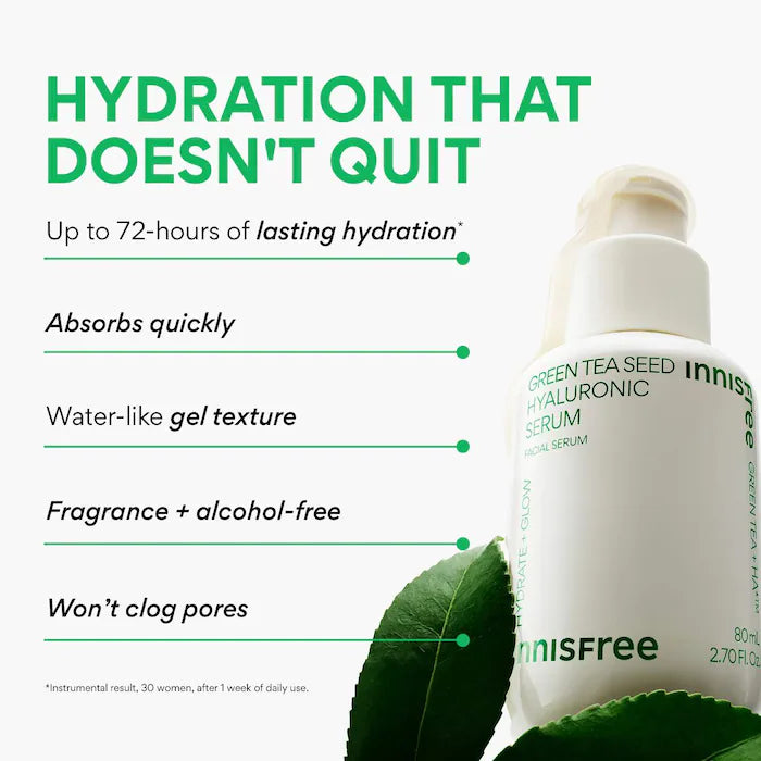 innisfree  Green Tea Hyaluronic Acid Refillable Serum