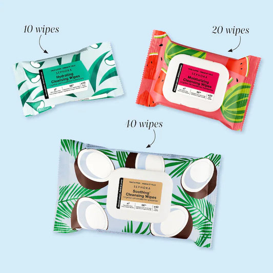 SEPHORA COLLECTION  Cleansing + Exfoliating Wipes