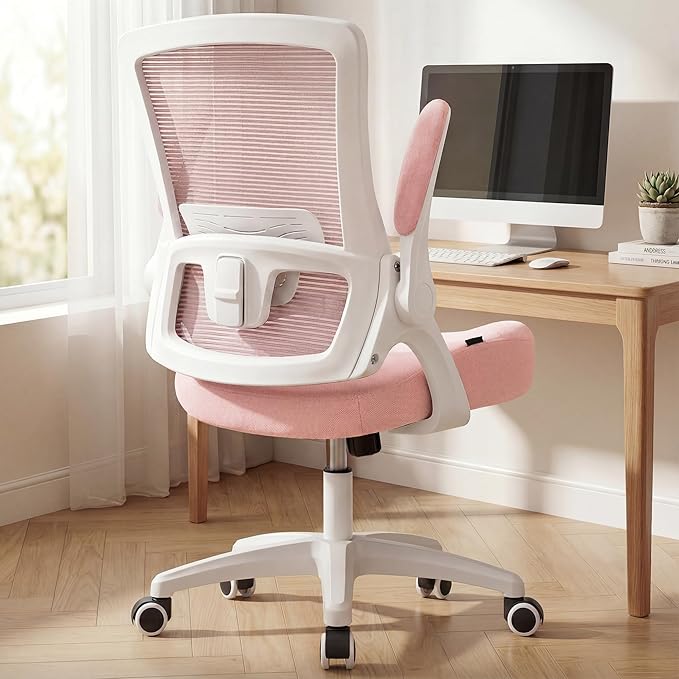 NEO CHAIR High-Back Ergonomic Mesh Office Chair with Flip-Up Arms – Black