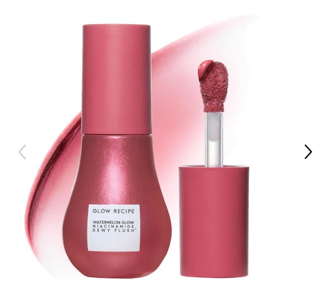 Glow Recipe Watermelon Glow Niacinamide Dewy Flush Brightening Serum Blush for Radiant, Hydrated Skin